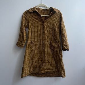 Vintage 70’s checkered mini dress